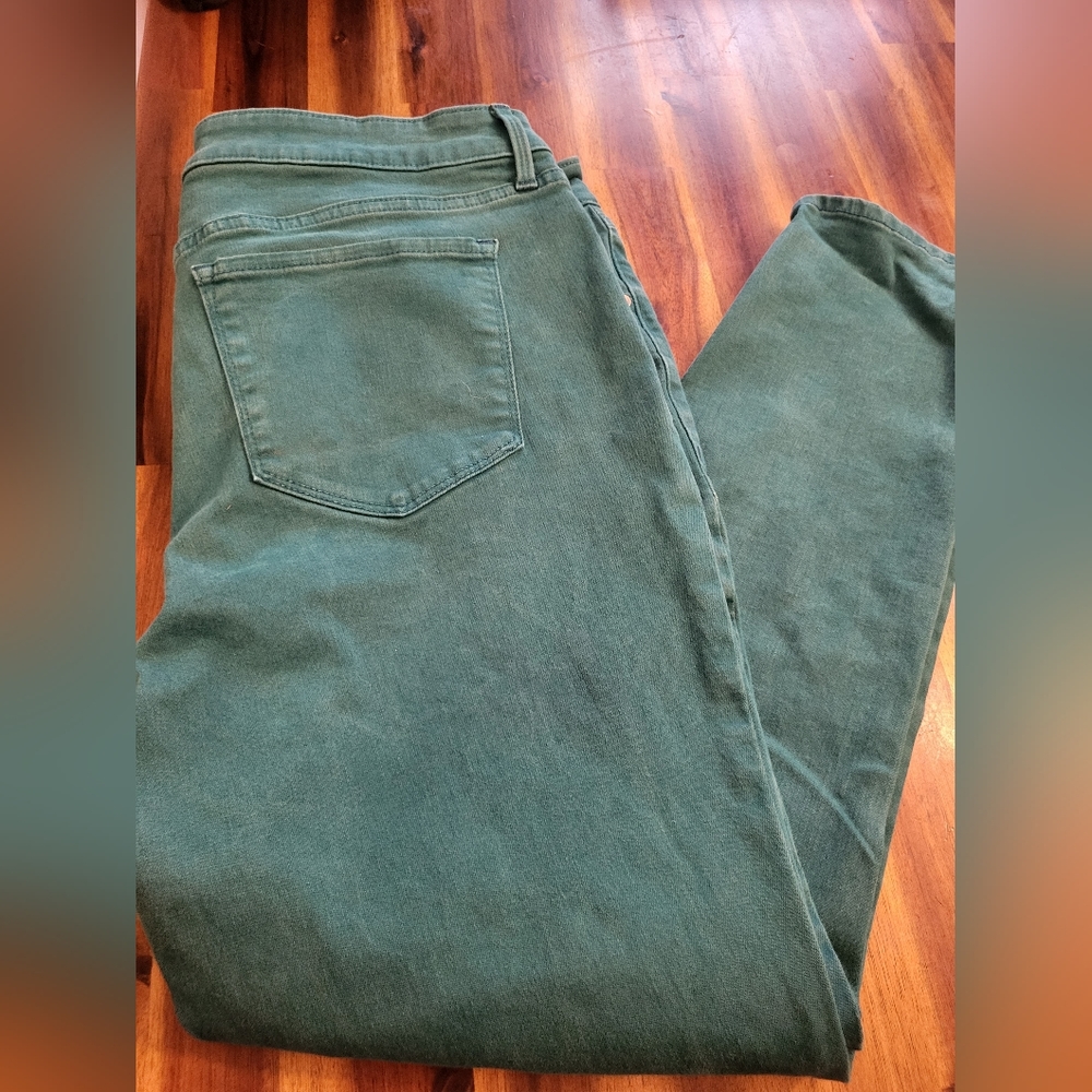 Old Navy Rockstar Super Skinny teal pants